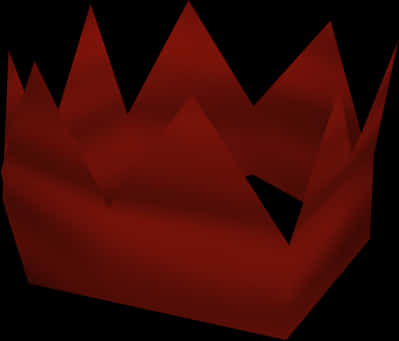 Red Party Hat3 D Render PNG image