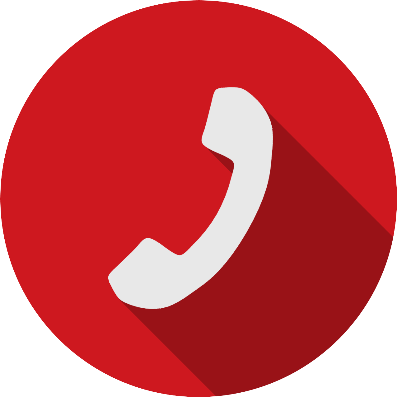 Red Phone Contact Icon PNG image