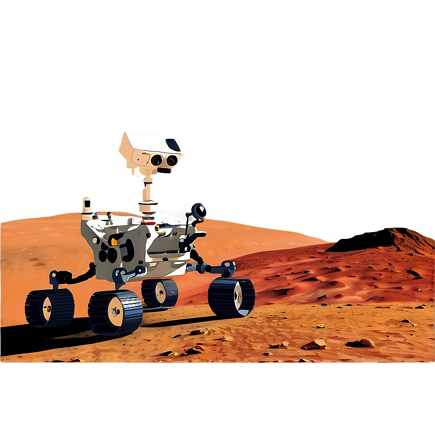 Red Planet Rover Clipart Png 6 PNG image