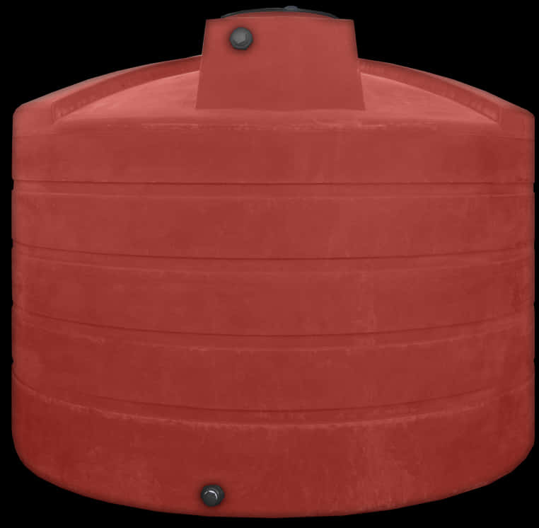 Red Plastic Water Tank Isolated PNG image