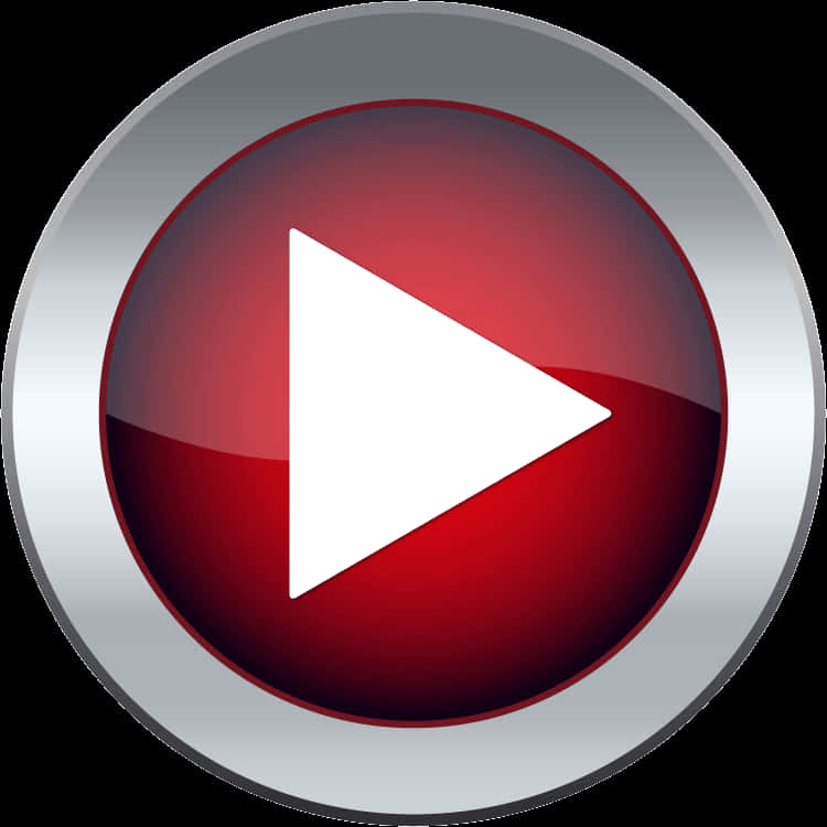 Red Play Button Icon PNG image