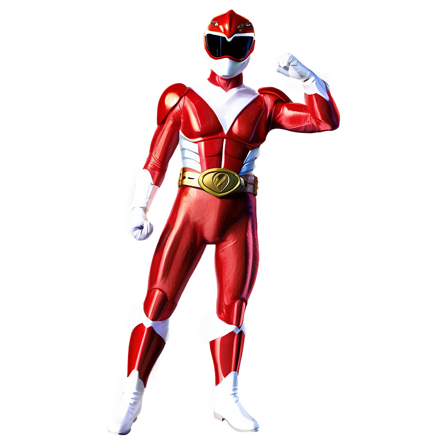 Red Power Ranger Spd Png 06292024 PNG image