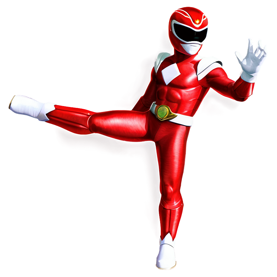 Red Power Ranger Spd Png 06292024 PNG image