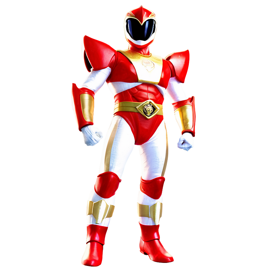 Red Power Ranger Zeo Png Rlp PNG image