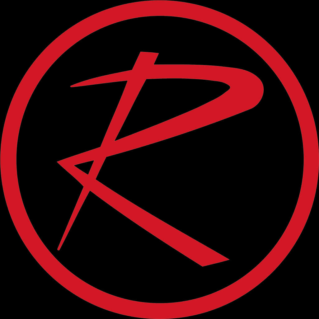 Red R Symbol Logo PNG image