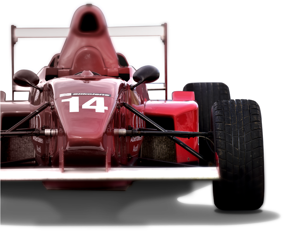 Red Race Car Number14 PNG image