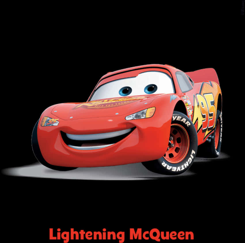 Red Racecar Animated Character PNG image