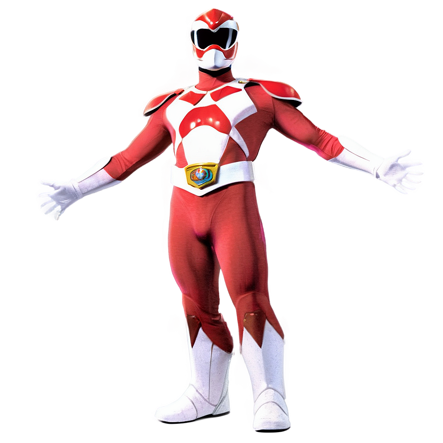 Red Ranger In Full Gear Png 06292024 PNG image