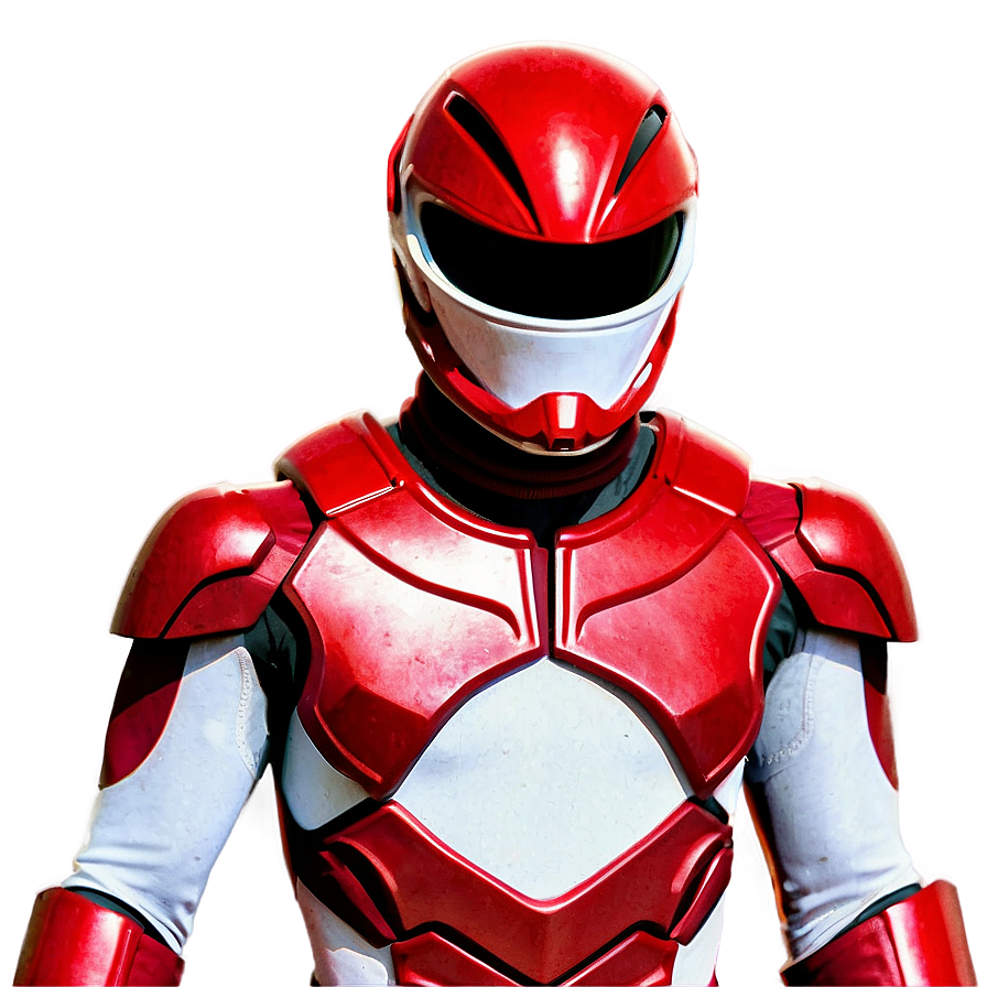 Red Ranger In Full Gear Png Ixn PNG image