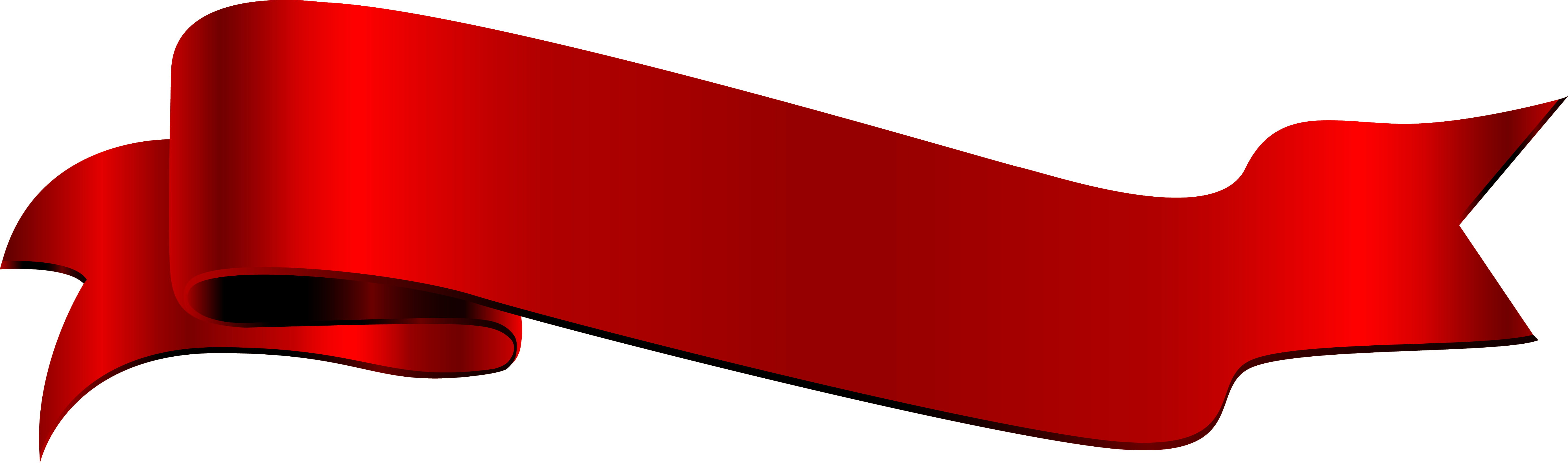 Red Ribbon Banner Graphic PNG image