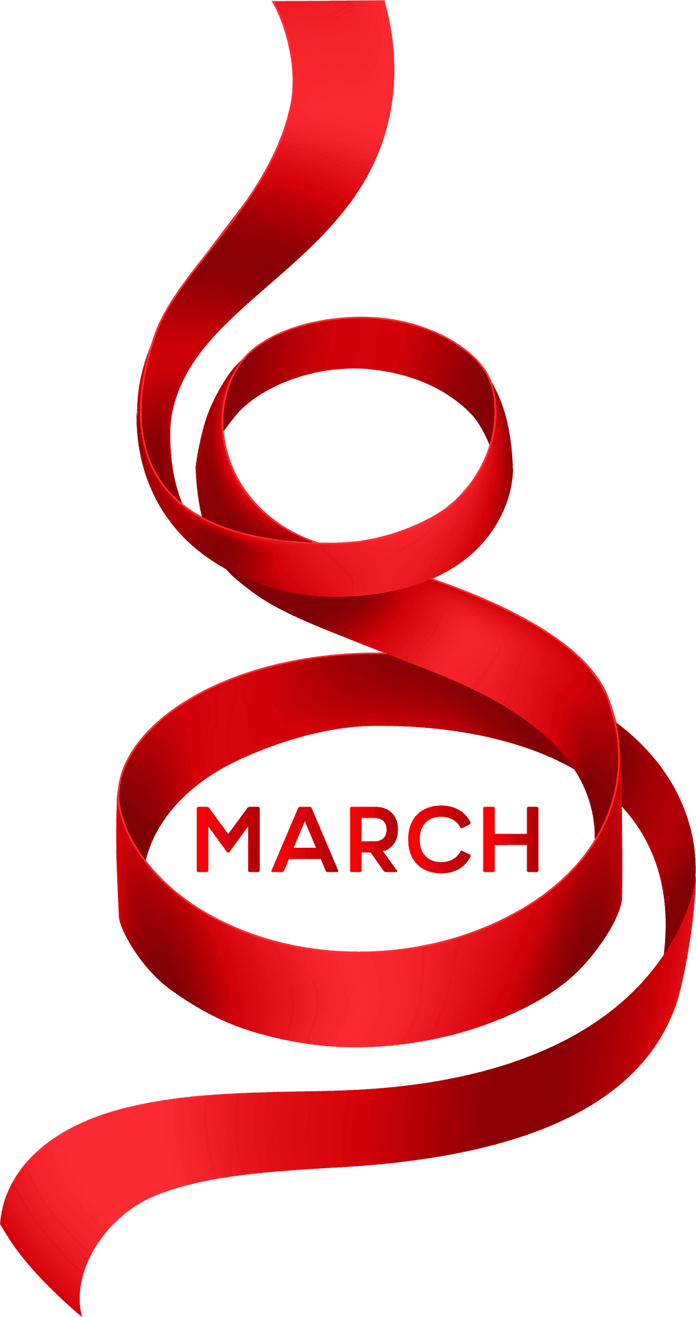 Red Ribbon March Celebration PNG image