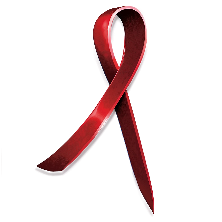 Red Ribbon Swirl Png 20 PNG image