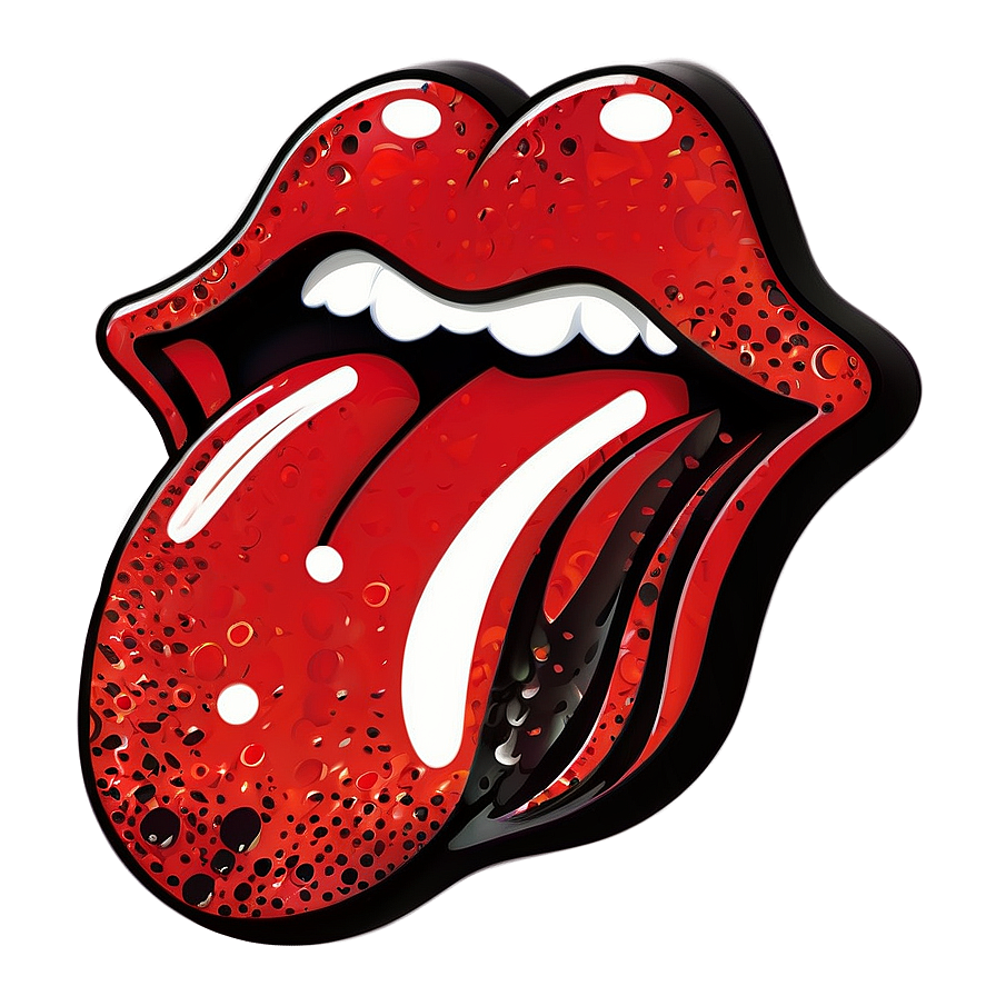 Red Rolling Stones Tongue Symbol Png 16 PNG image