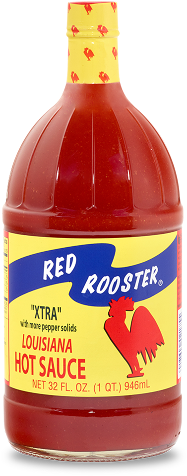 Red Rooster Louisiana Hot Sauce Bottle PNG image