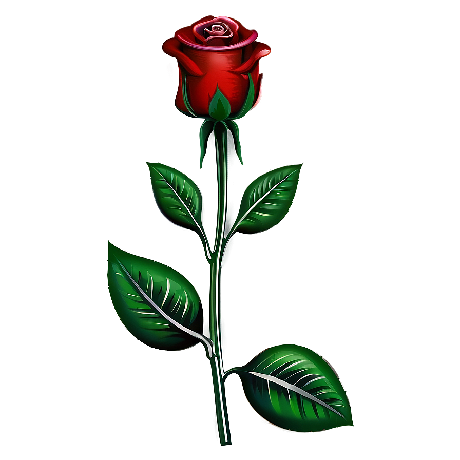 Red Rose Border Png 05242024 PNG image