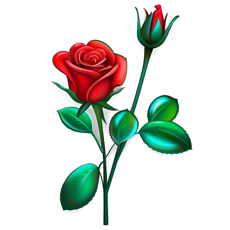 Red Rose Icon Png 05242024 PNG image