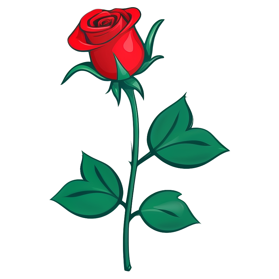 Red Rose Icon Png 05242024 PNG image