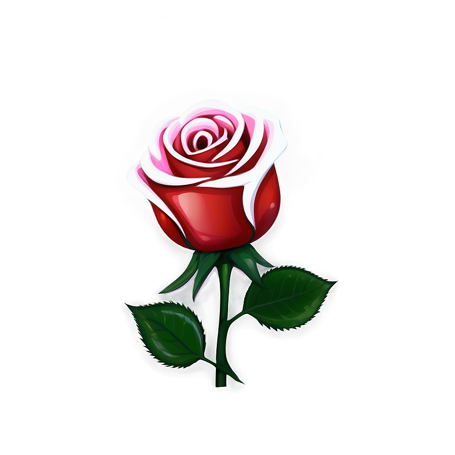 Red Rose On Black Png 7 PNG image