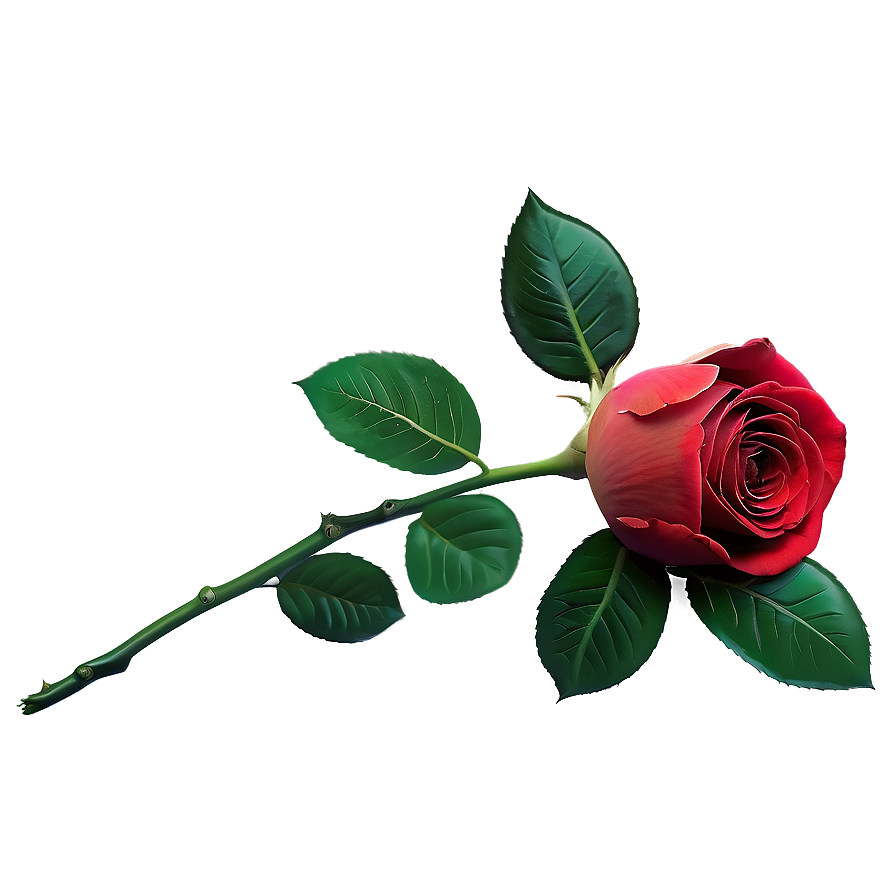 Red Rose On Black Png Jlq PNG image