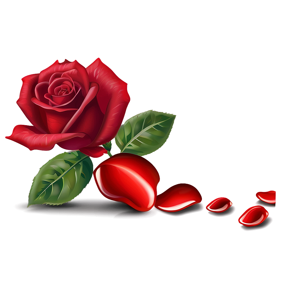 Red Rose Petals Png 62 PNG image