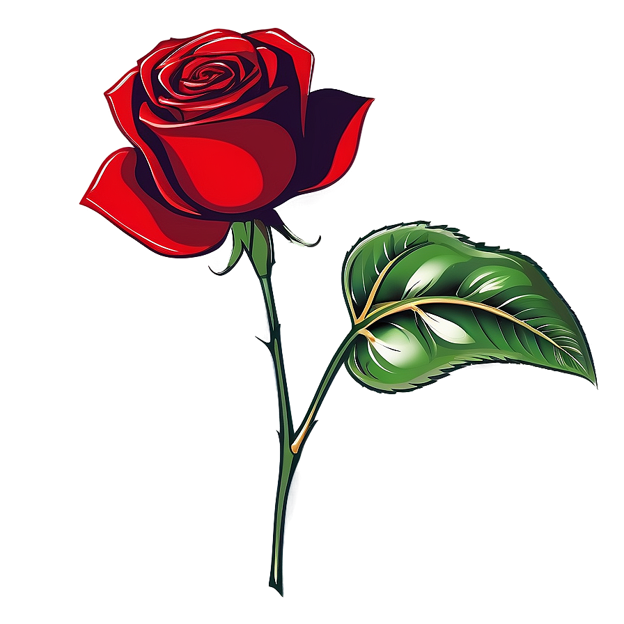 Red Rose Silhouette Png 51 PNG image