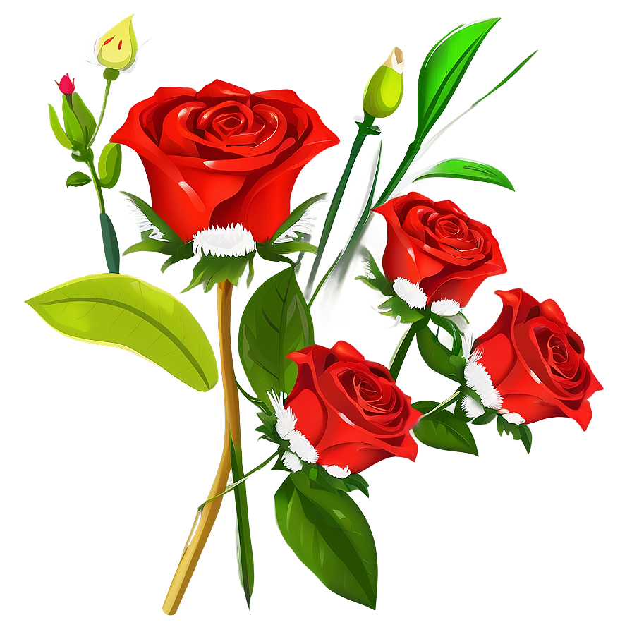 Red Roses Bouquet Png 87 PNG image