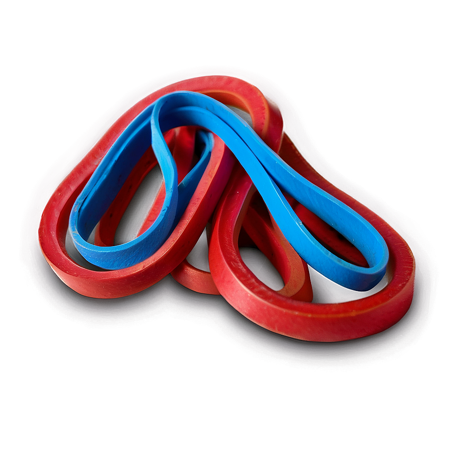 Red Rubber Bands Png 25 PNG image