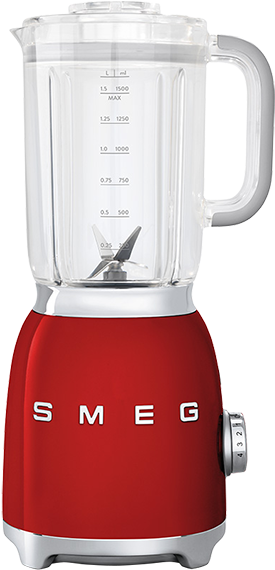 Red S M E G Blender PNG image