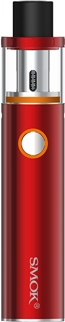 Red S M O K Vape Pen Plus PNG image