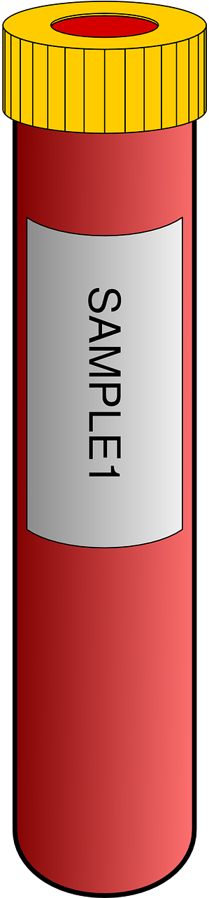Red Sample Container Illustration PNG image