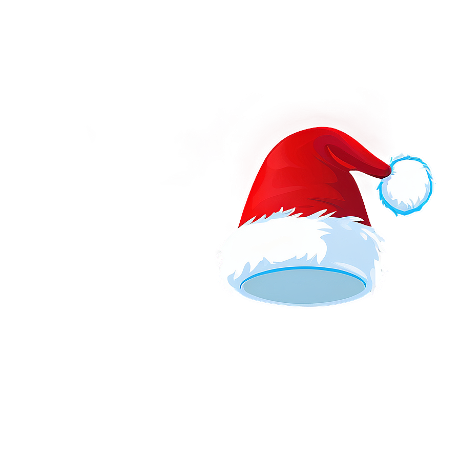 Red Santa Hat Cartoon Png 2 PNG image