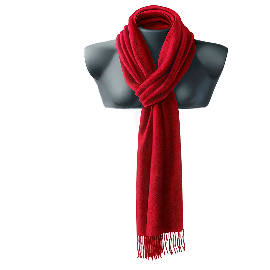 Red Scarf Png 06252024 PNG image