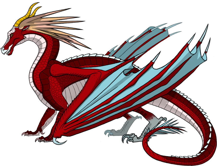 Red Skywing Dragon Wings Of Fire PNG image