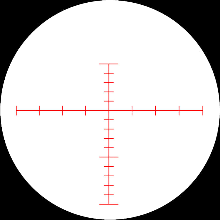 Red Sniper Scope Crosshair PNG image