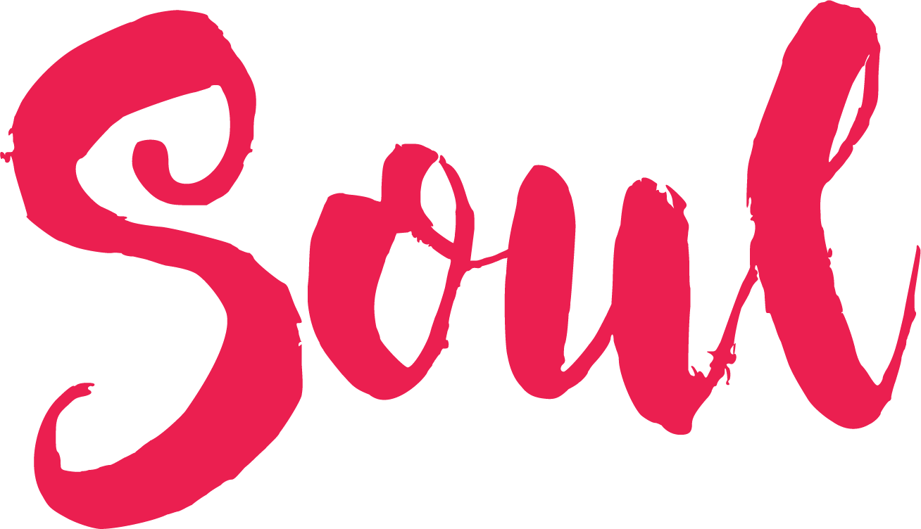 Red Soul Text Graphic PNG image