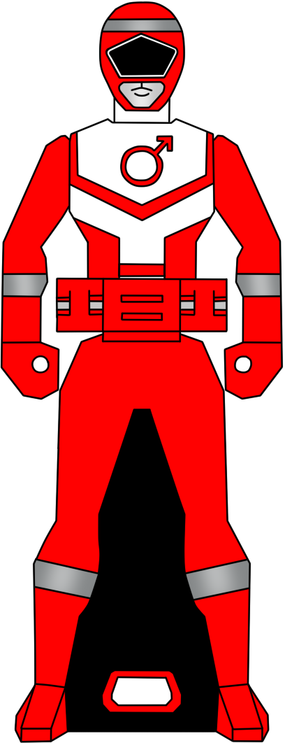 Red_ Space_ Ranger_ Costume PNG image