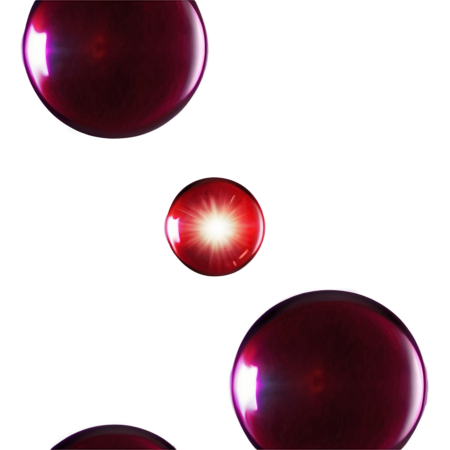 Red Spherical Lens Flare Png 43 PNG image