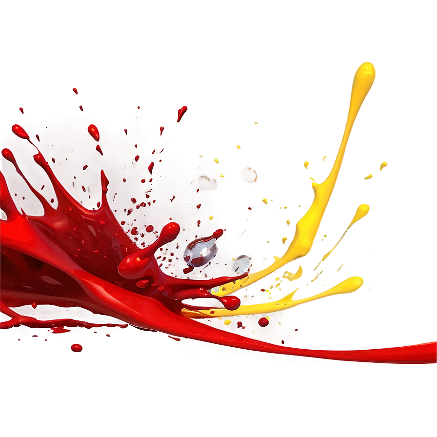 Red Splash Art Png 63 PNG image