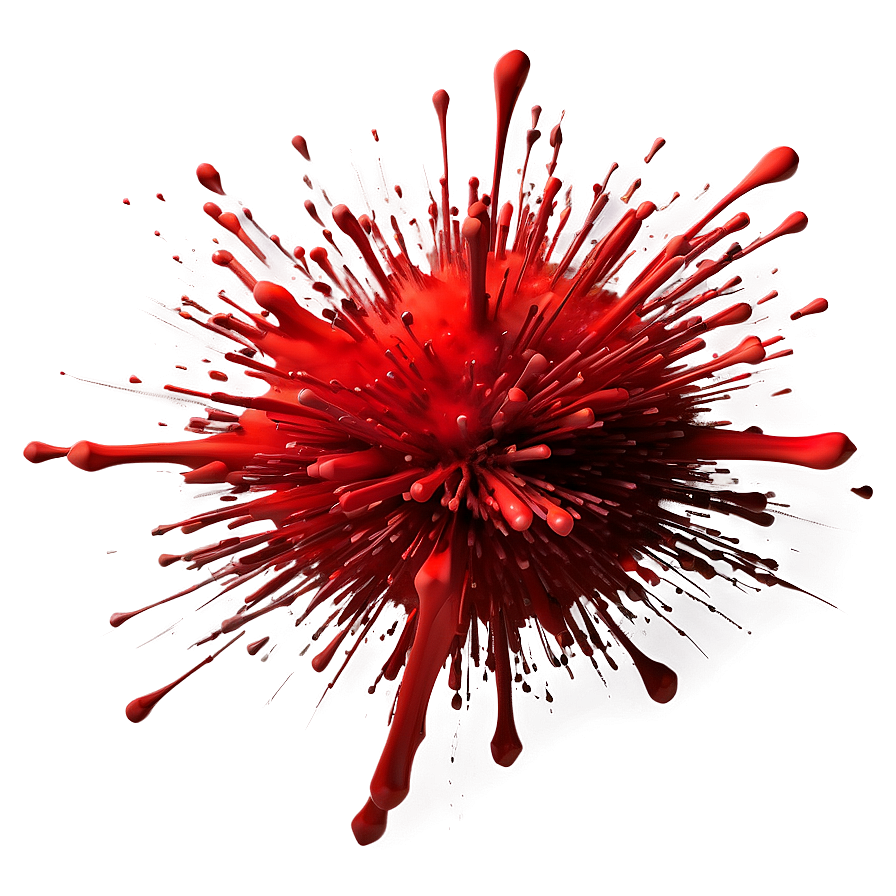 Red Splash Explosion Png Put93 PNG image