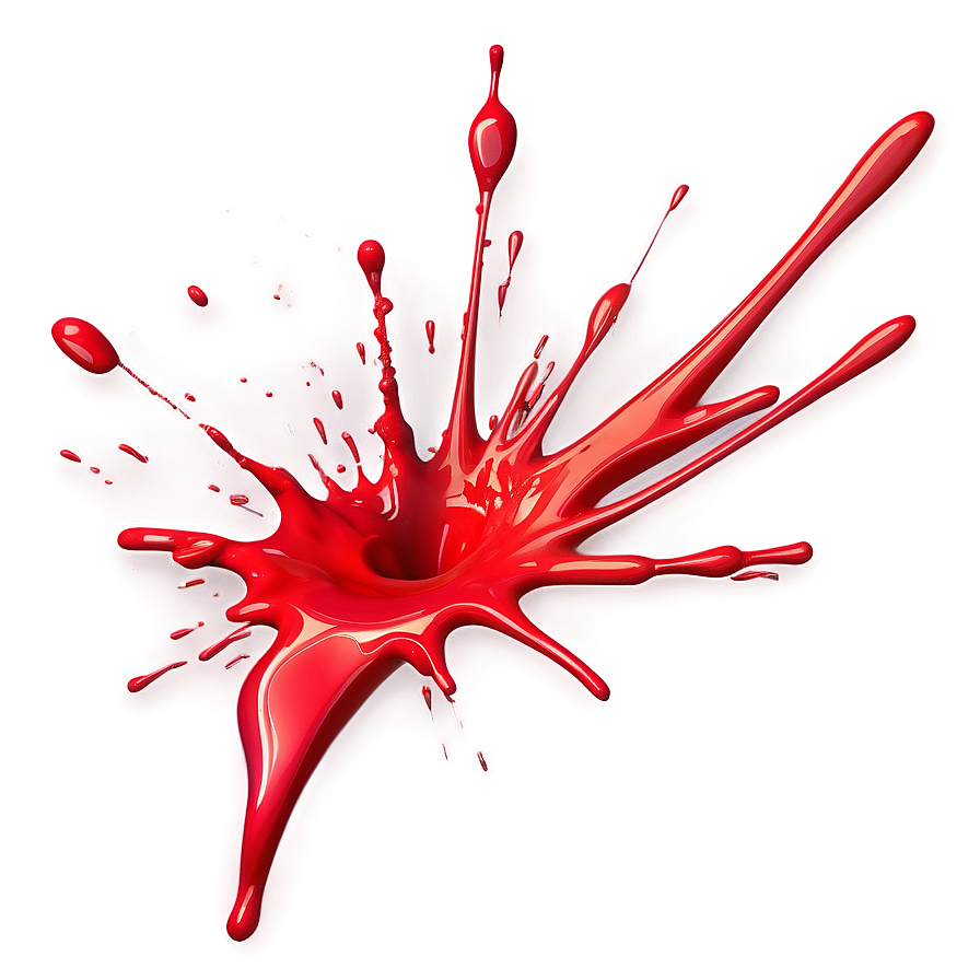 Red Splash Texture Png 06202024 PNG image