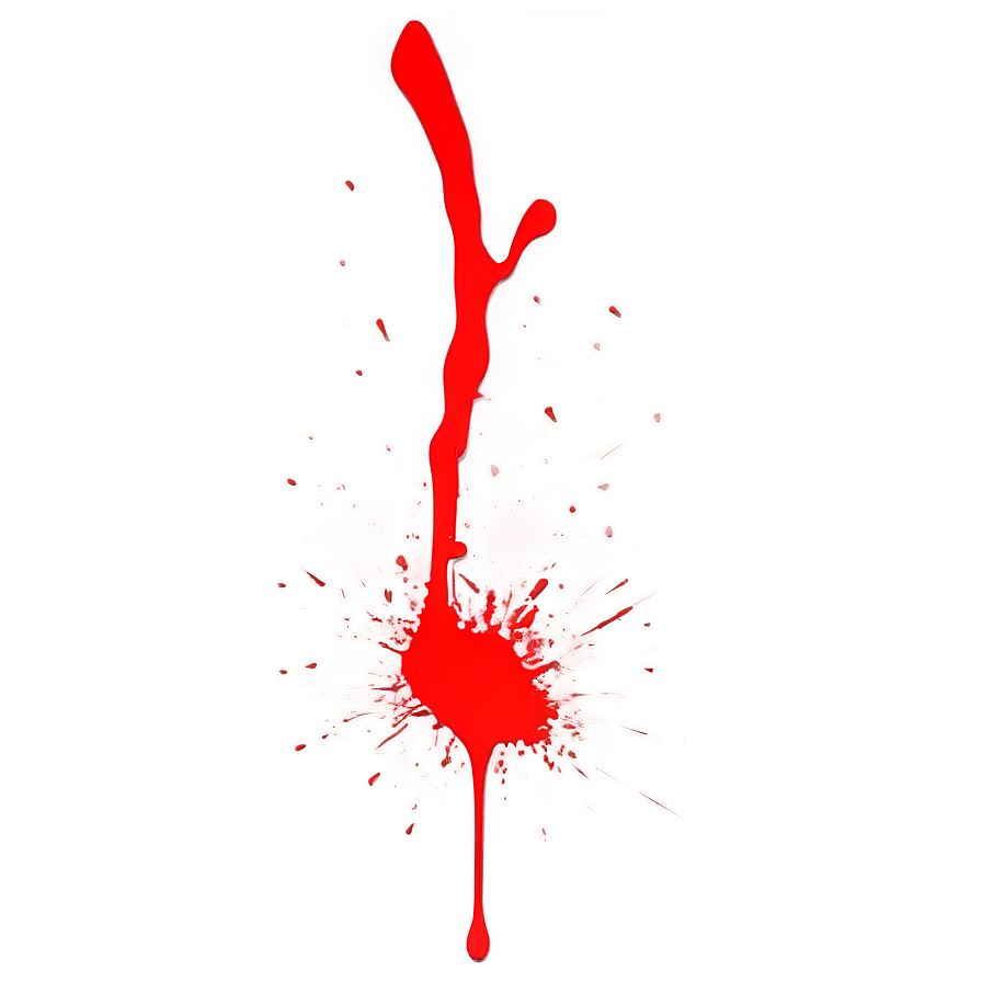 Red Splatter Effect Png 06132024 PNG image