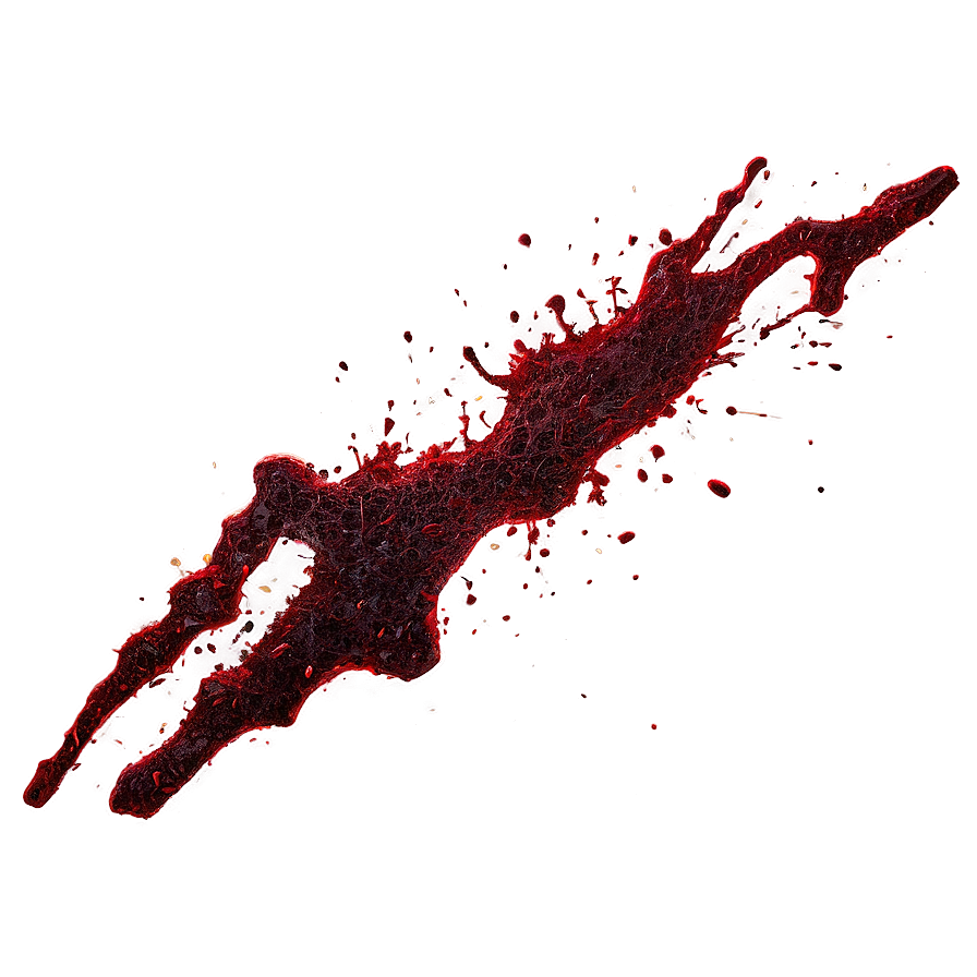 Red Splatter Effect Png 06132024 PNG image