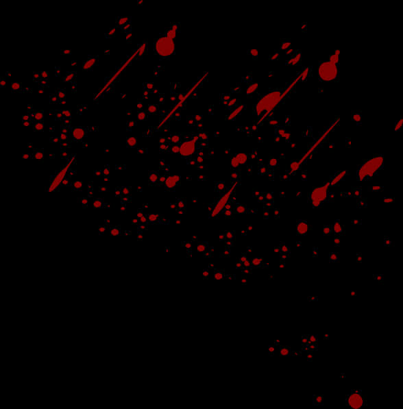 Red_ Splatter_on_ Black_ Background PNG image