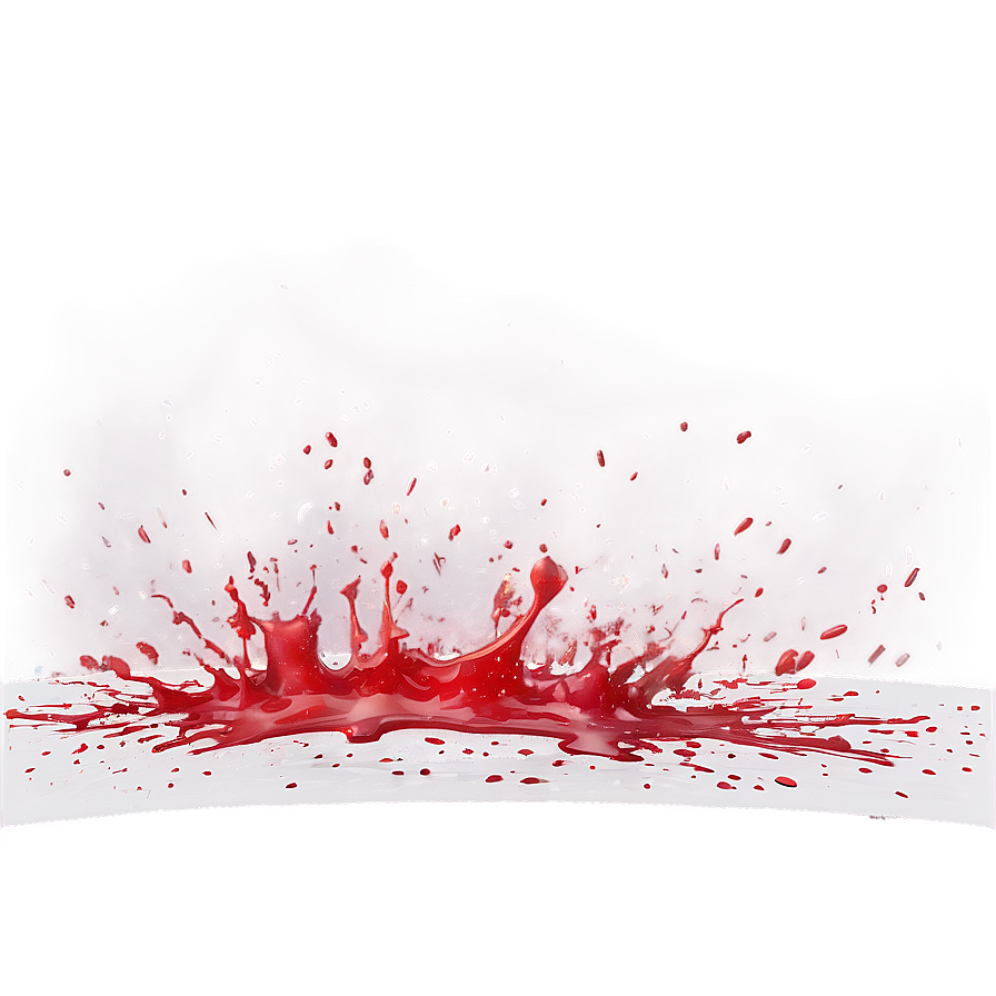 Red Splatter Splash Isolated Png 06132024 PNG image