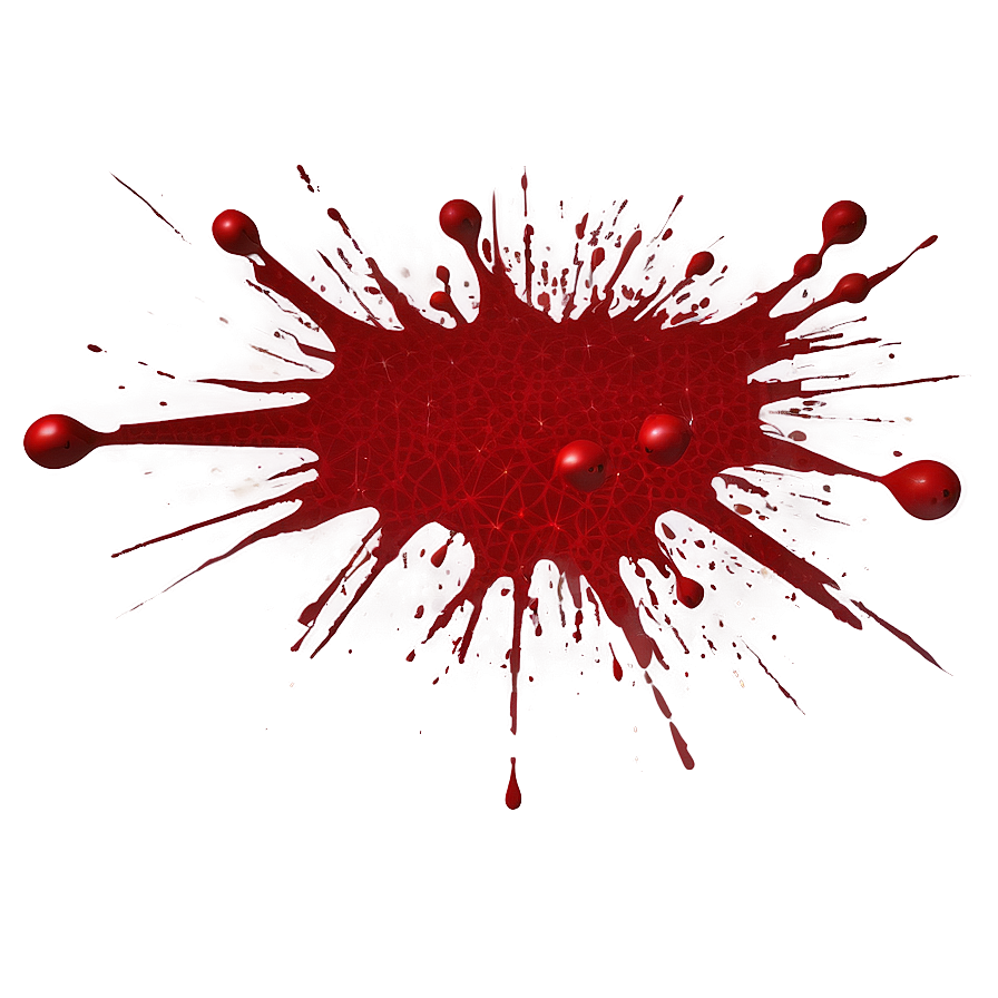 Red Splatter Stain Png Pdb18 PNG image