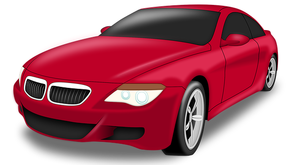 Red Sports Car Illustration PNG image