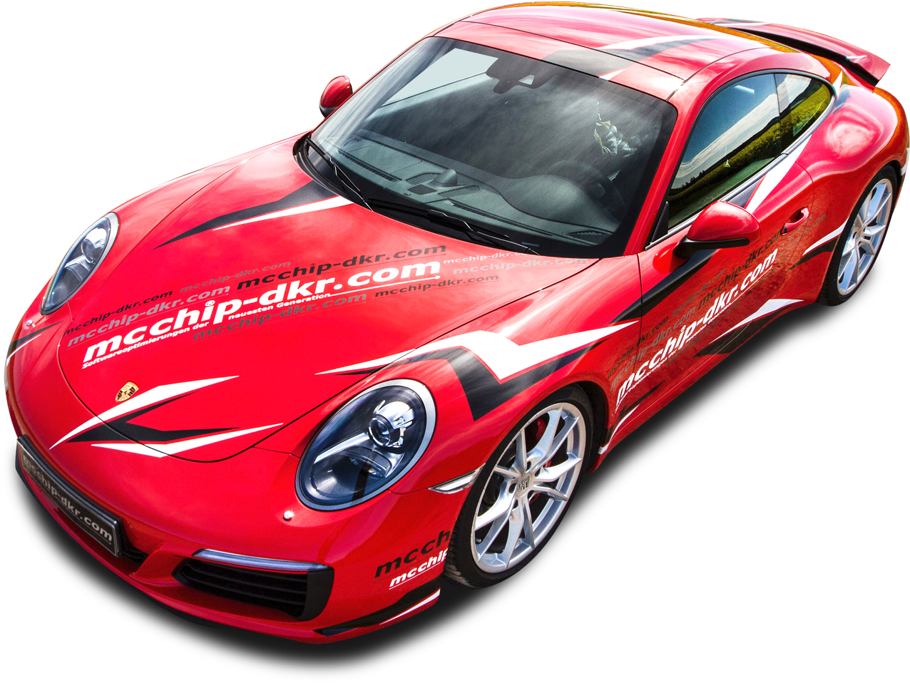 Red Sports Car Top View.png PNG image