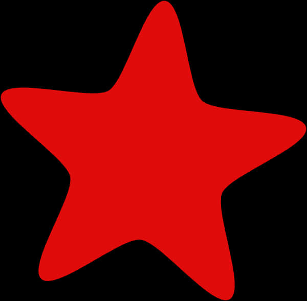 Red Star Graphic PNG image