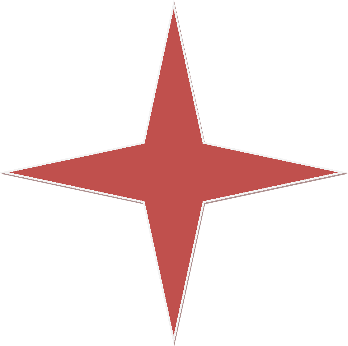 Red Star Graphic Icon PNG image