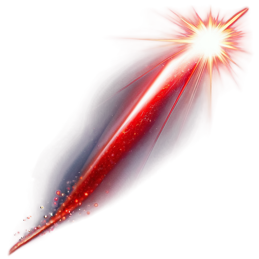 Red Starburst Lens Flare Png 90 PNG image